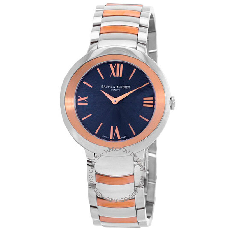 Relógio Promesse Quartzo Mostrador Azul 34 mm - Mercado de Luxo - O Maior E-Commerce de Bens, Produtos e Serviços de Luxo do Brasil.
