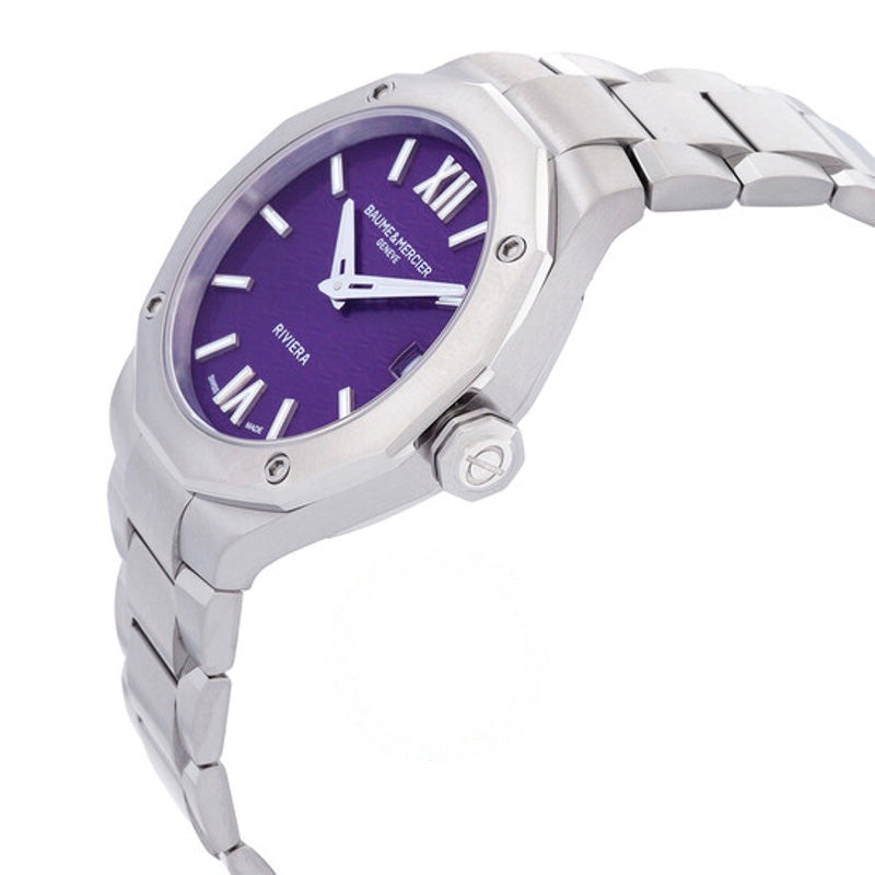 Relógio Mostrador Riviera Quartz Roxo 33 mm - Mercado de Luxo - O Maior E-Commerce de Bens, Produtos e Serviços de Luxo do Brasil.