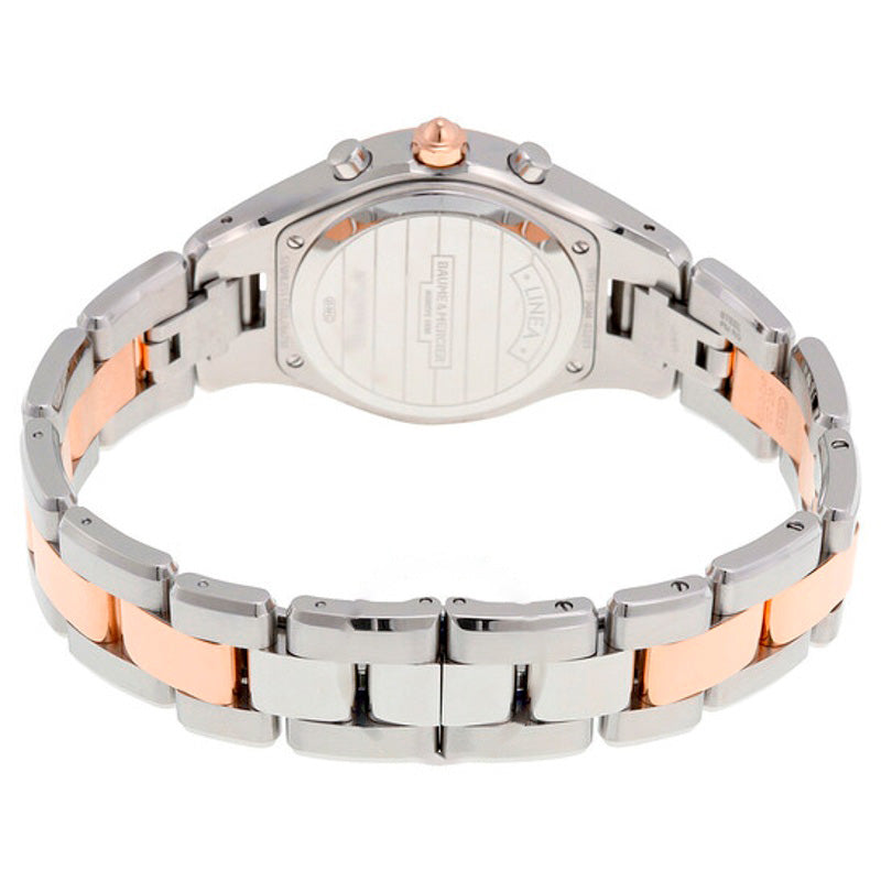 Relógio Baume and Mercier Linea Cronógrafo Mostrador Prateado 32 mm - Mercado de Luxo - O Maior E-Commerce de Bens, Produtos e Serviços de Luxo do Brasil.