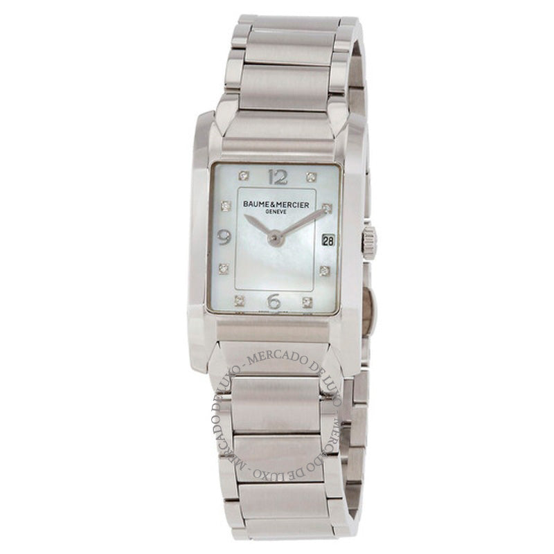 Relógio Baume e Mercier Hampton Madrepérola Mostrador de Diamante 22 mm - Mercado de Luxo - O Maior E-Commerce de Bens, Produtos e Serviços de Luxo do Brasil.