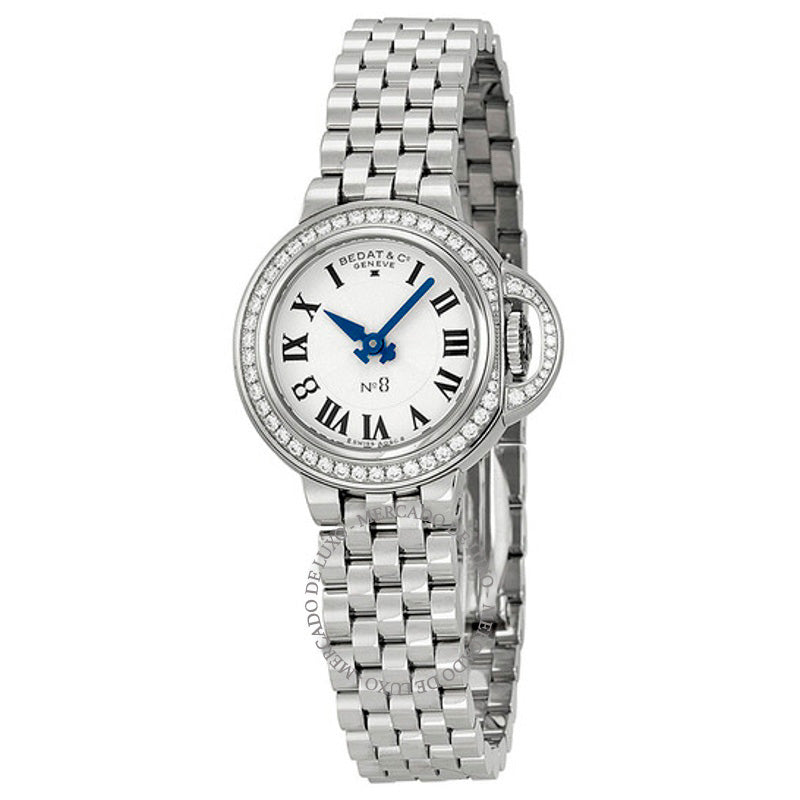 Relógio Nº 8 Mostrador prateado Aço inoxidável Diamante 26 mm - Mercado de Luxo - O Maior E-Commerce de Bens, Produtos e Serviços de Luxo do Brasil.