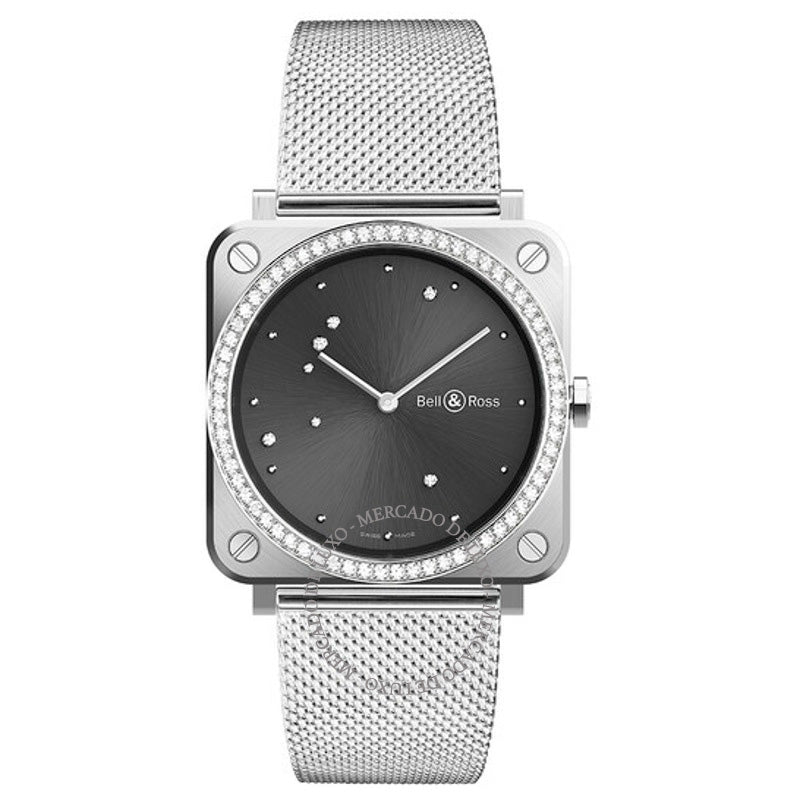 Relógio Mostrador cinza de quartzo com diamante águia cinza 39 mm - Mercado de Luxo - O Maior E-Commerce de Bens, Produtos e Serviços de Luxo do Brasil.