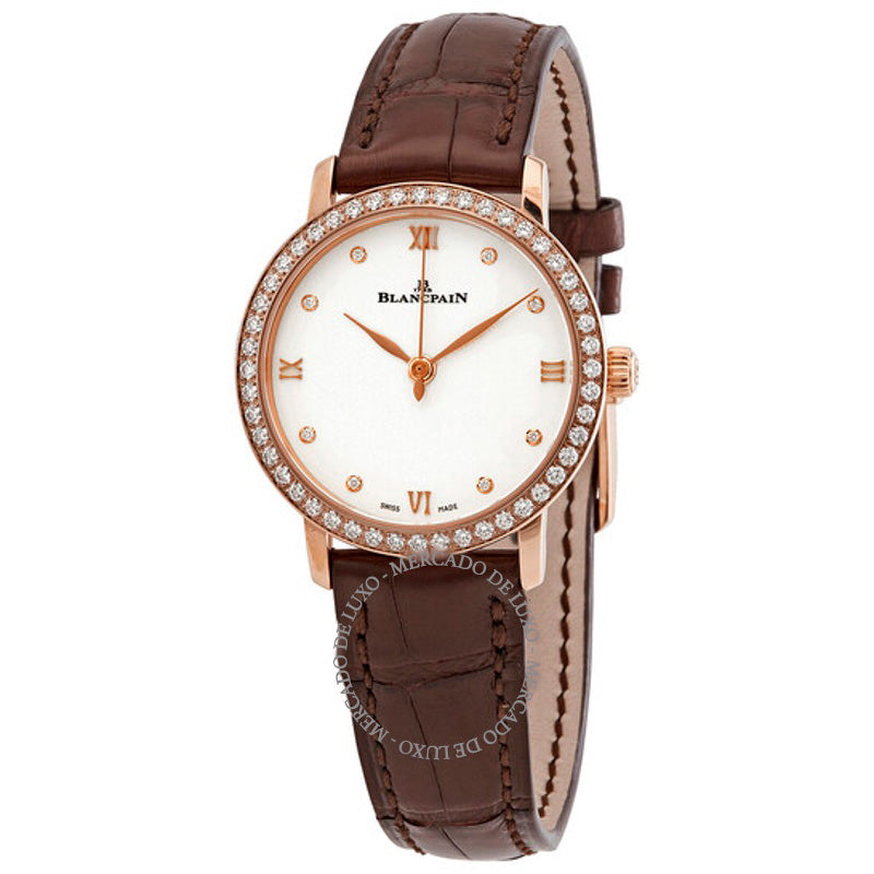 Relógio Villeret Automático Diamante Mostrador Branco 29 mm - Mercado de Luxo - O Maior E-Commerce de Bens, Produtos e Serviços de Luxo do Brasil.