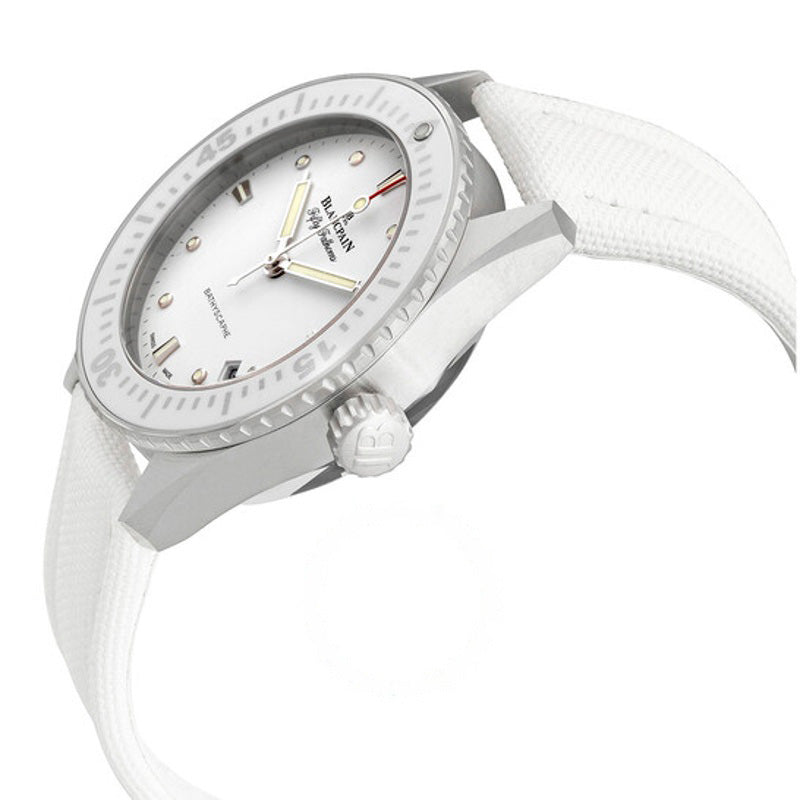 Relógio Cinquenta Fathoms Batiscafo Automático Mostrador Branco 38 mm - Mercado de Luxo - O Maior E-Commerce de Bens, Produtos e Serviços de Luxo do Brasil.