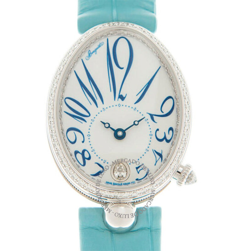 Relógio Reine de Naples Automático Mostrador Branco 28 mm - Mercado de Luxo - O Maior E-Commerce de Bens, Produtos e Serviços de Luxo do Brasil.