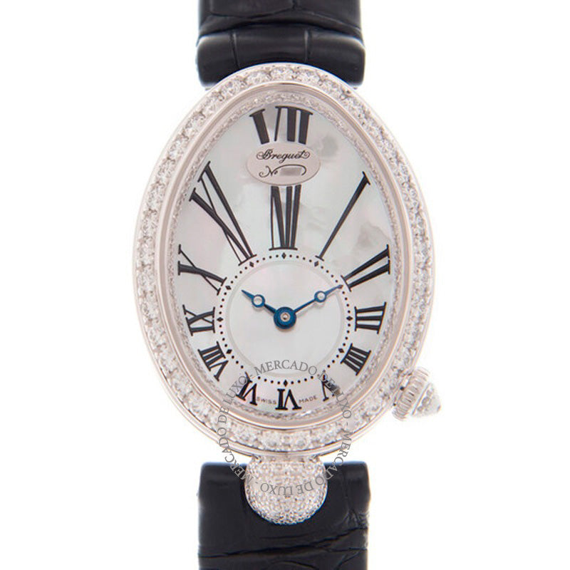 Relógio Reine de Naples Automático Diamante Mostrador Branco  - Mercado de Luxo - O Maior E-Commerce de Bens, Produtos e Serviços de Luxo do Brasil.