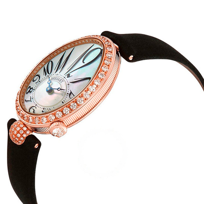 Relógio Reine de Naples Ouro Rosa 18k Mostrador Automático Madrepérola 33 mm - Mercado de Luxo - O Maior E-Commerce de Bens, Produtos e Serviços de Luxo do Brasil.