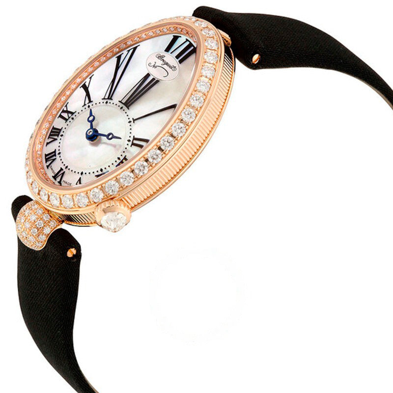 Relógio Reine de Naples Madrepérola Mostrador Ouro Rosa 18k Cetim Preto 8 24 mm - Mercado de Luxo - O Maior E-Commerce de Bens, Produtos e Serviços de Luxo do Brasil.
