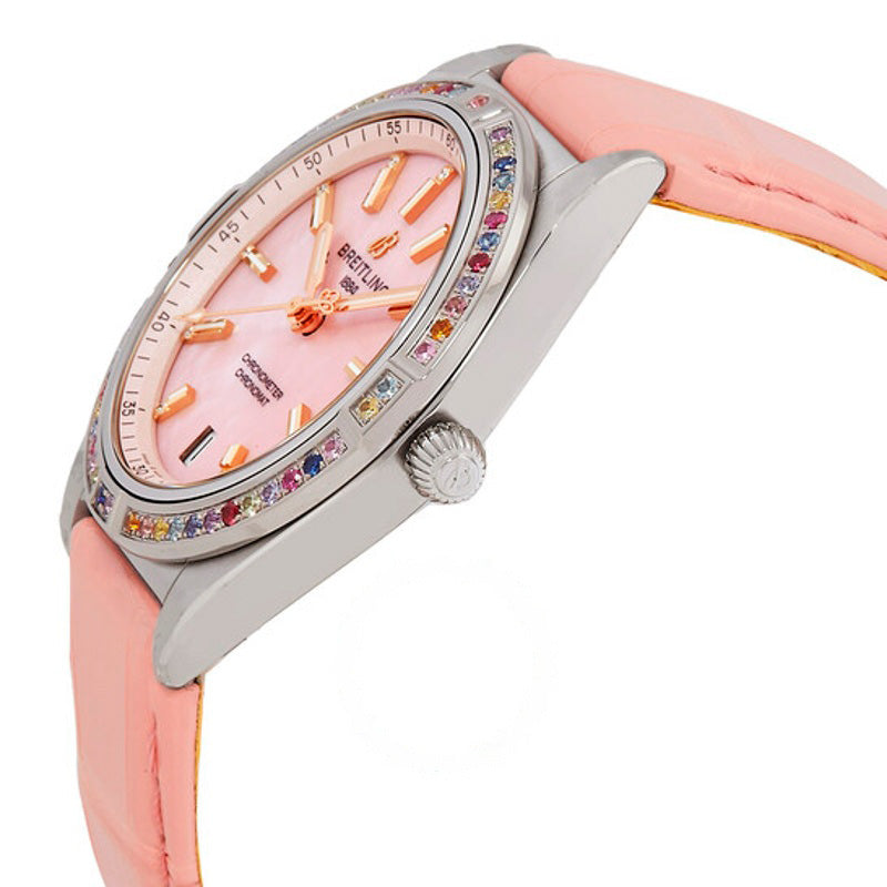 Relógio Chronomat 36 mm South Sea Automático Rosa MOP Diamante 36 mm - Mercado de Luxo - O Maior E-Commerce de Bens, Produtos e Serviços de Luxo do Brasil.