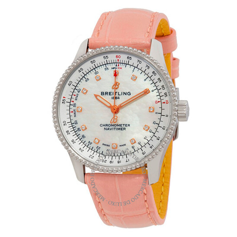 Relógio Navitimer Cronômetro Automático Diamante 35 mm - Mercado de Luxo - O Maior E-Commerce de Bens, Produtos e Serviços de Luxo do Brasil.