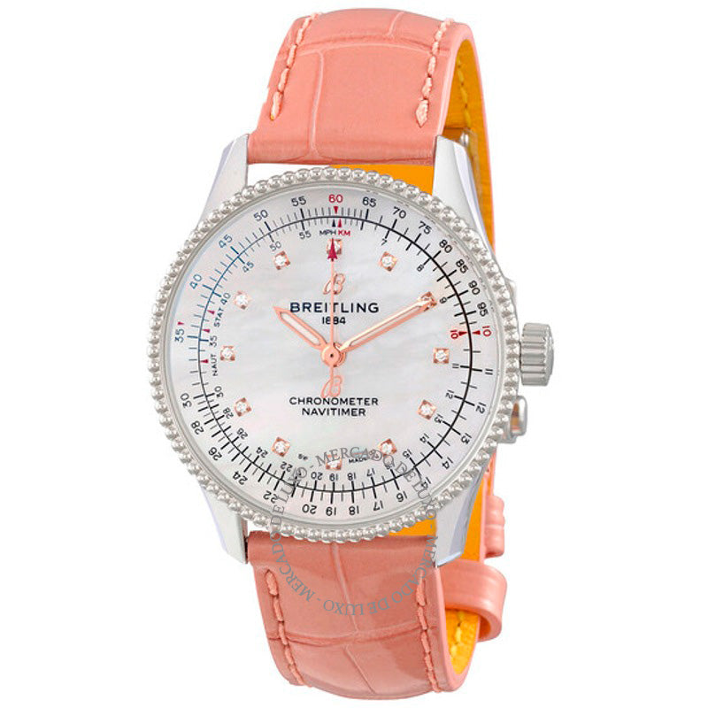 Relógio Navitimer Cronômetro Automático Diamante 35 mm - Mercado de Luxo - O Maior E-Commerce de Bens, Produtos e Serviços de Luxo do Brasil.