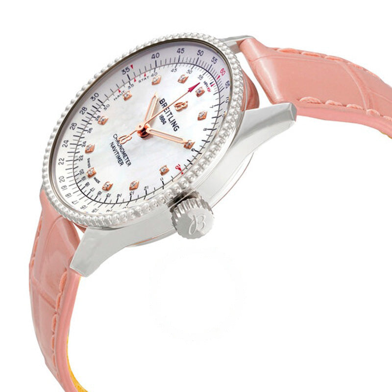 Relógio Navitimer Cronômetro Automático Diamante 35 mm - Mercado de Luxo - O Maior E-Commerce de Bens, Produtos e Serviços de Luxo do Brasil.