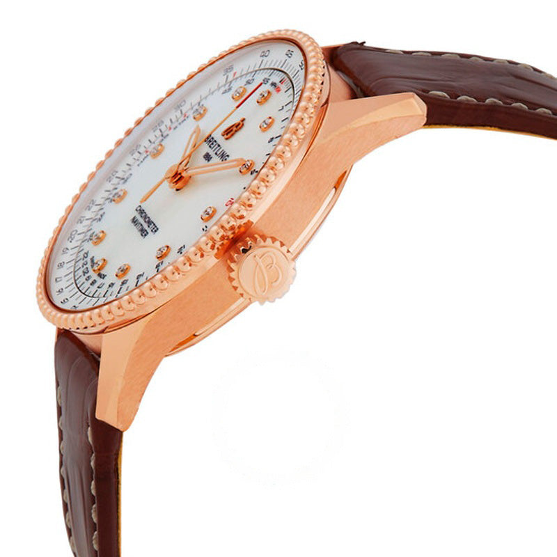 Relógio Navitimer 36 mm Automático Madrepérola Diamante 36 mm - Mercado de Luxo - O Maior E-Commerce de Bens, Produtos e Serviços de Luxo do Brasil.