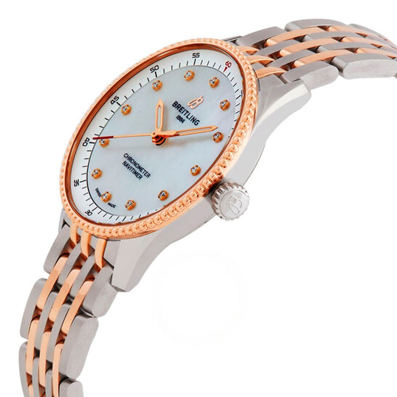 Relógio Navitimer Quartzo Diamante 32 mm - Mercado de Luxo - O Maior E-Commerce de Bens, Produtos e Serviços de Luxo do Brasil.