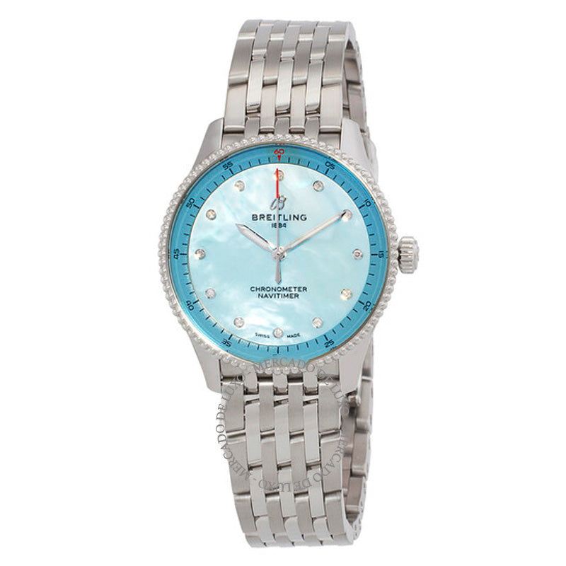 Relógio Navitimer Quartz Cronômetro Diamante 32 mm - Mercado de Luxo - O Maior E-Commerce de Bens, Produtos e Serviços de Luxo do Brasil.