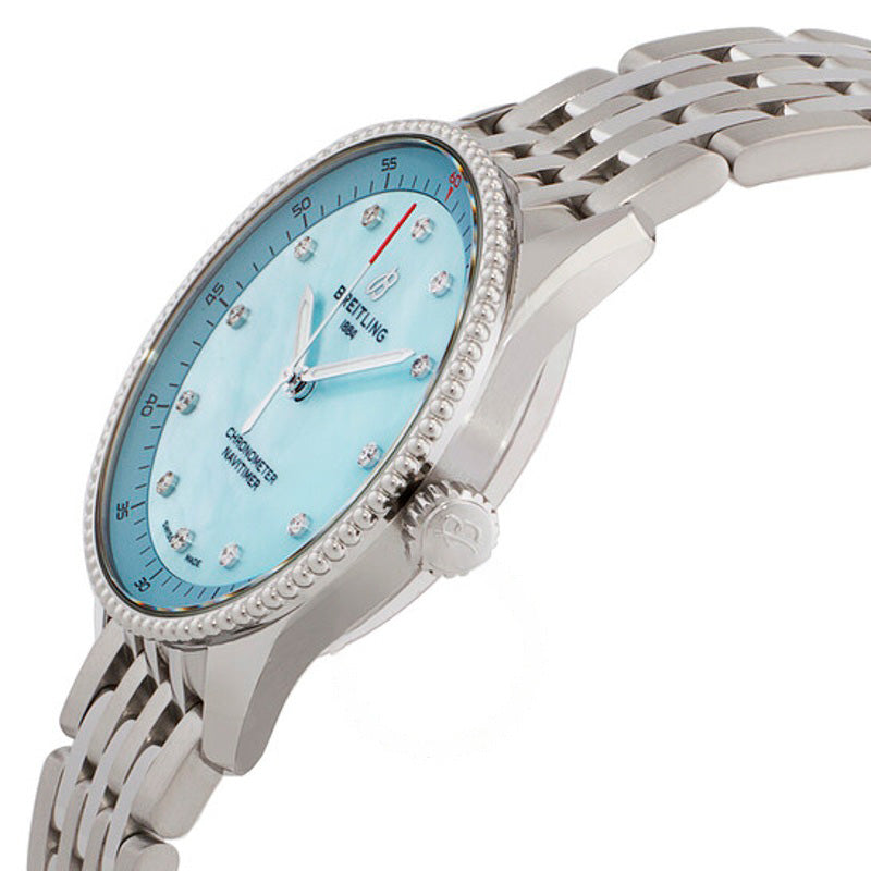 Relógio Navitimer Quartz Cronômetro Diamante 32 mm - Mercado de Luxo - O Maior E-Commerce de Bens, Produtos e Serviços de Luxo do Brasil.