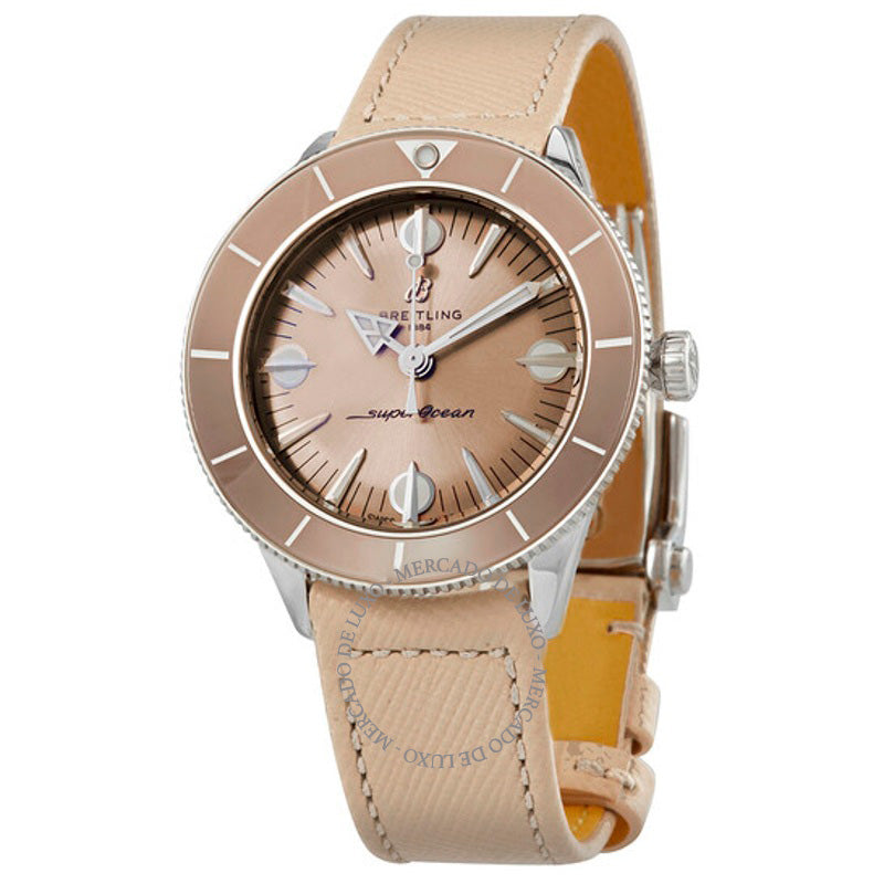 Relógio Superocean Heritage Automatic Iced Latte Dial 38 mm - Mercado de Luxo - O Maior E-Commerce de Bens, Produtos e Serviços de Luxo do Brasil.