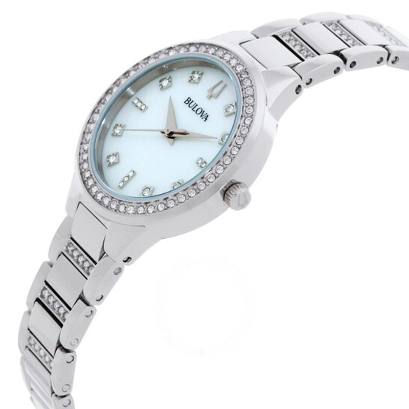Relógio Conjunto clássico de mostrador branco e colar de cristal de quartzo 30 mm - Mercado de Luxo - O Maior E-Commerce de Bens, Produtos e Serviços de Luxo do Brasil.