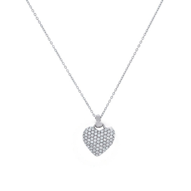 Relógio Conjunto clássico de mostrador branco e colar de cristal de quartzo 30 mm - Mercado de Luxo - O Maior E-Commerce de Bens, Produtos e Serviços de Luxo do Brasil.