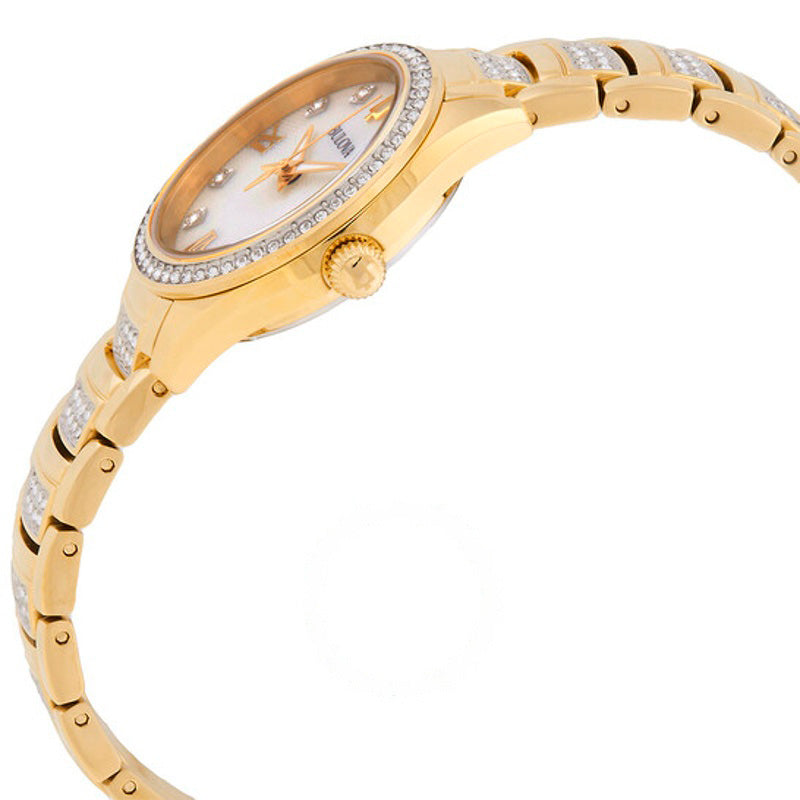 Relógio Mostrador branco de cristal de quartzo 28 mm - Mercado de Luxo - O Maior E-Commerce de Bens, Produtos e Serviços de Luxo do Brasil.