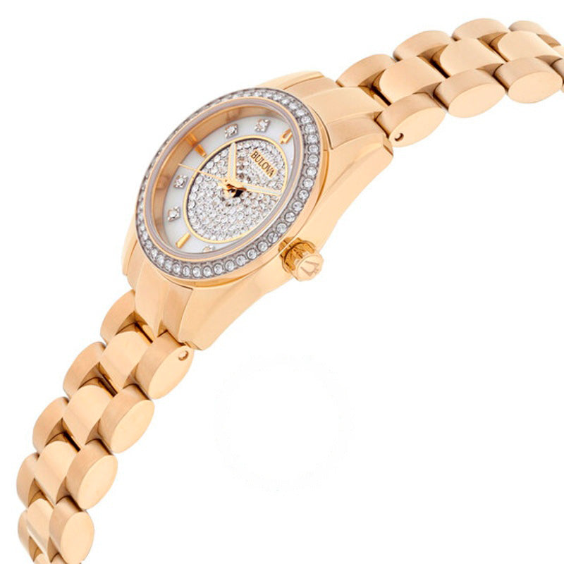 Relógio Conjunto de presente com mostrador e pulseira de cristal de quartzo branco 23 mm - Mercado de Luxo - O Maior E-Commerce de Bens, Produtos e Serviços de Luxo do Brasil.
