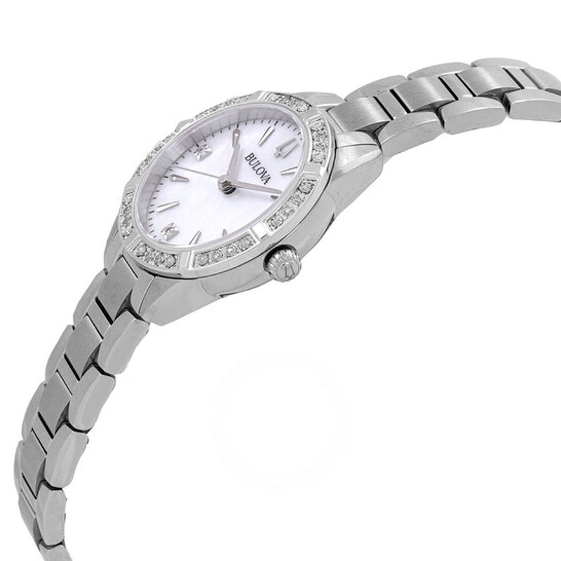 Relógio Sutton Quartzo Cristal Diamante Mostrador Madrepérola Branca 28 mm - Mercado de Luxo - O Maior E-Commerce de Bens, Produtos e Serviços de Luxo do Brasil.