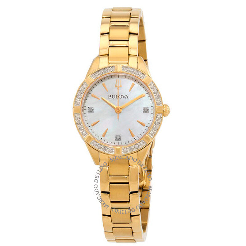 Relógio Mostrador Sutton Quartz Diamond White Madrepérola 28 mm - Mercado de Luxo - O Maior E-Commerce de Bens, Produtos e Serviços de Luxo do Brasil.