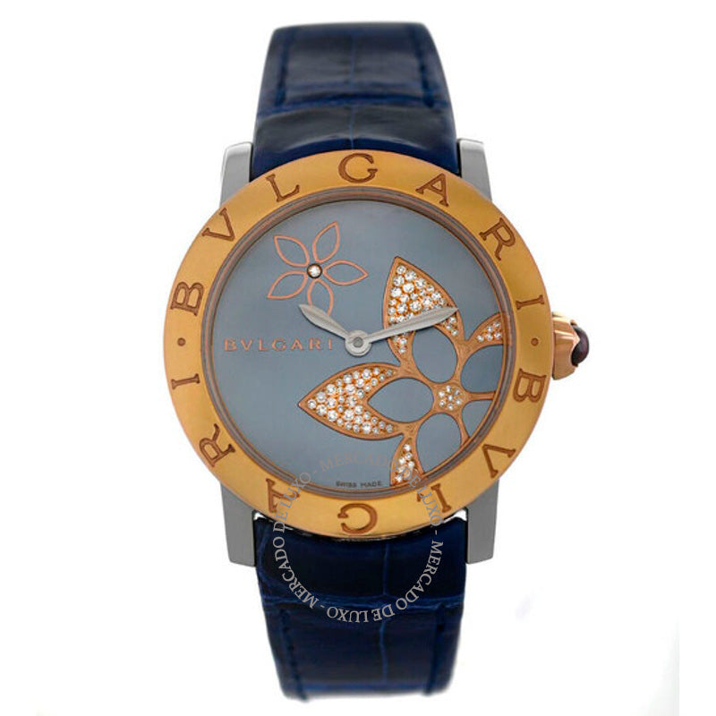 Relógio Bvlgari Automático Mostrador Azul 33 mm - Mercado de Luxo - O Maior E-Commerce de Bens, Produtos e Serviços de Luxo do Brasil.