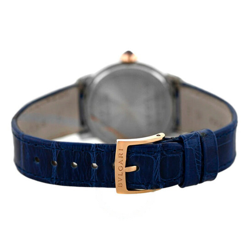 Relógio Bvlgari Automático Mostrador Azul 33 mm - Mercado de Luxo - O Maior E-Commerce de Bens, Produtos e Serviços de Luxo do Brasil.
