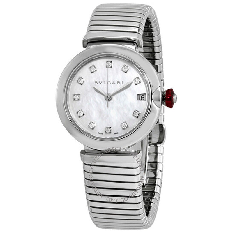 Relógio Lucea Automatic Diamond Madrepérola Dial 33 mm - Mercado de Luxo - O Maior E-Commerce de Bens, Produtos e Serviços de Luxo do Brasil.