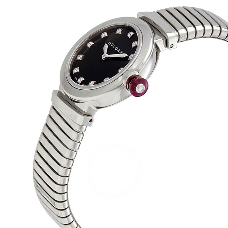 Relógio LVCEA Tubogas Quartzo Diamante Mostrador Preto 28 mm - Mercado de Luxo - O Maior E-Commerce de Bens, Produtos e Serviços de Luxo do Brasil.