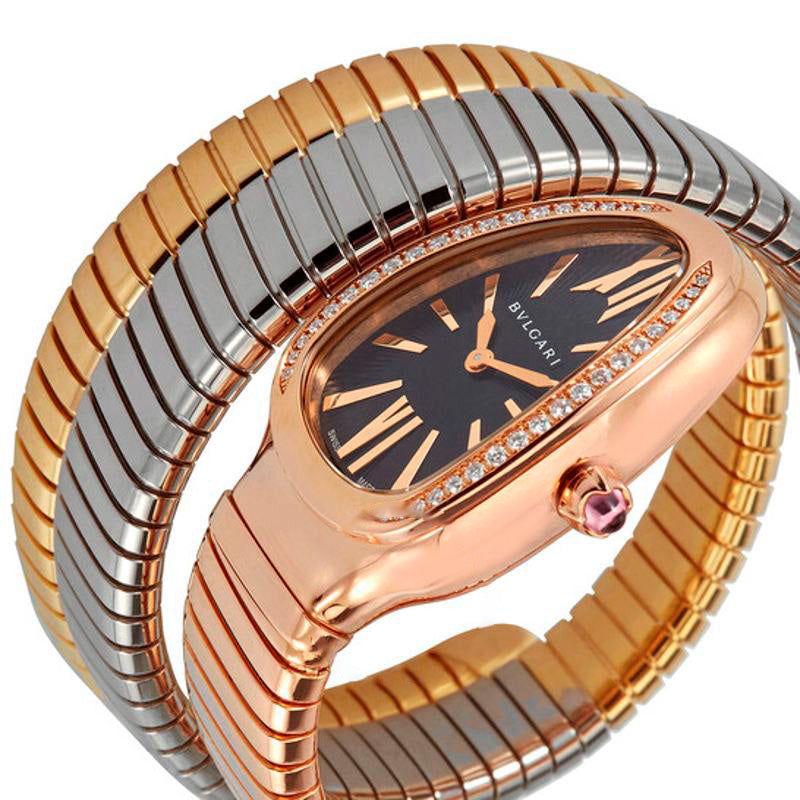 Relógio Serpenti Tubogas Quartzo Diamante Mostrador Preto 35 mm - Mercado de Luxo - O Maior E-Commerce de Bens, Produtos e Serviços de Luxo do Brasil.