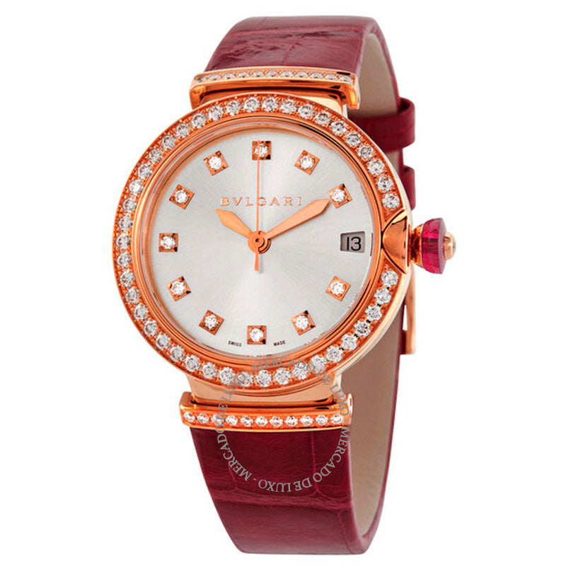 Relógio Lvcea Automático Mostrador Prateado Ouro Rosa 18kt 1 33 mm - Mercado de Luxo - O Maior E-Commerce de Bens, Produtos e Serviços de Luxo do Brasil.