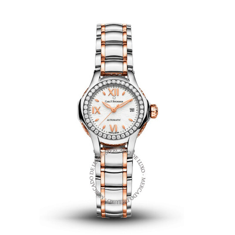 Relógio Pathos Queen Automático Diamante Mostrador Branco 26 mm - Mercado de Luxo - O Maior E-Commerce de Bens, Produtos e Serviços de Luxo do Brasil.
