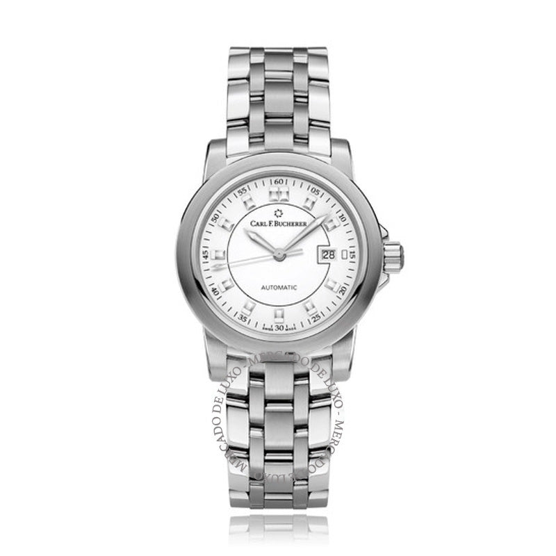 Relógio Patravi AutoDate Mostrador Branco Automático 42 mm - Mercado de Luxo - O Maior E-Commerce de Bens, Produtos e Serviços de Luxo do Brasil.