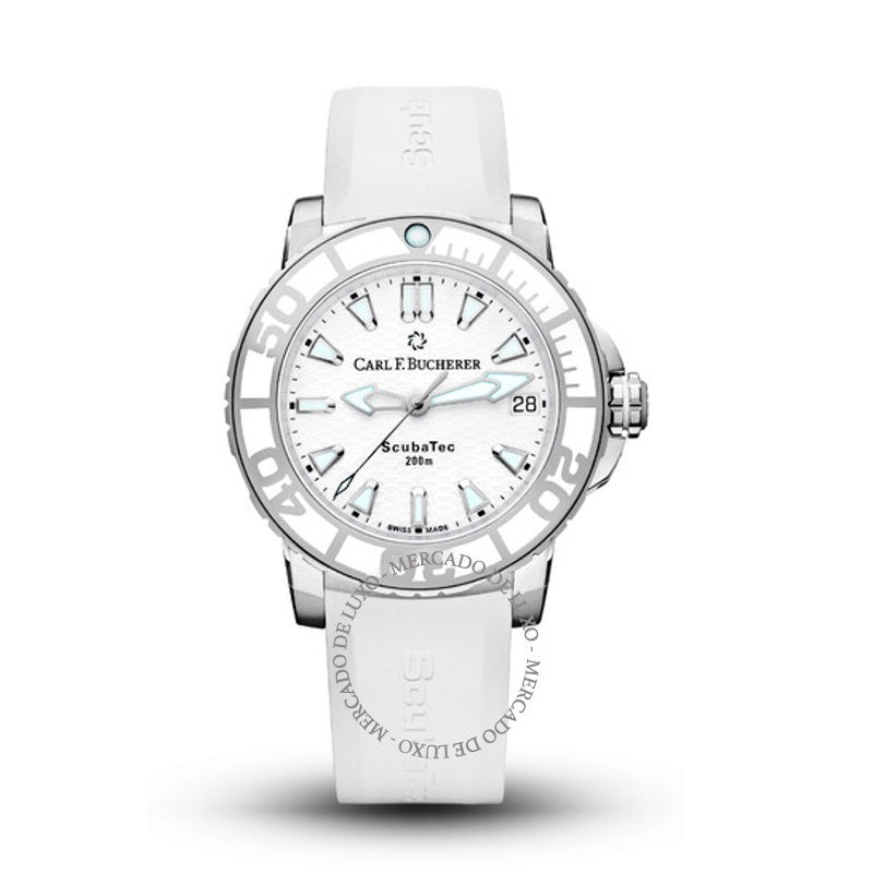 Relógio Patravi ScubaTec Automático Mostrador Branco 36 mm - Mercado de Luxo - O Maior E-Commerce de Bens, Produtos e Serviços de Luxo do Brasil.