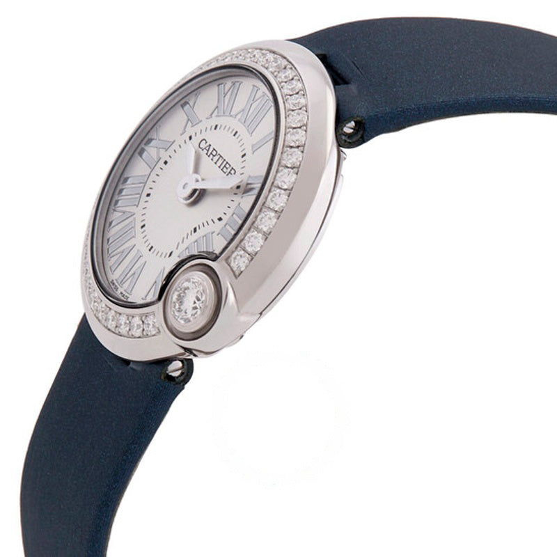 Relógio Ballon Blanc De Cartier Quartzo Mostrador Prateado 26 mm - Mercado de Luxo - O Maior E-Commerce de Bens, Produtos e Serviços de Luxo do Brasil.