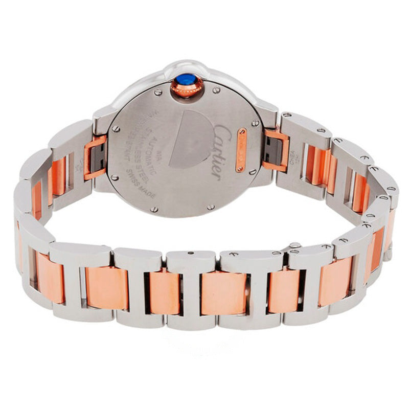 Relógio Ballon Bleu 36 Automático Ouro Rosa 18k e Mostrador em Aço Inoxidável e Prata 36 mm - Mercado de Luxo - O Maior E-Commerce de Bens, Produtos e Serviços de Luxo do Brasil.