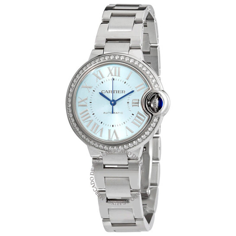 Relógio Ballon Bleu 33 mm Automático Diamante Mostrador Azul  - Mercado de Luxo - O Maior E-Commerce de Bens, Produtos e Serviços de Luxo do Brasil.