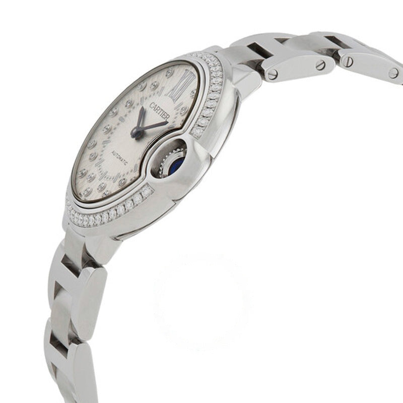 Relógio Ballon Bleu 33 mm Automático Diamante Mostrador Prata 33 mm - Mercado de Luxo - O Maior E-Commerce de Bens, Produtos e Serviços de Luxo do Brasil.