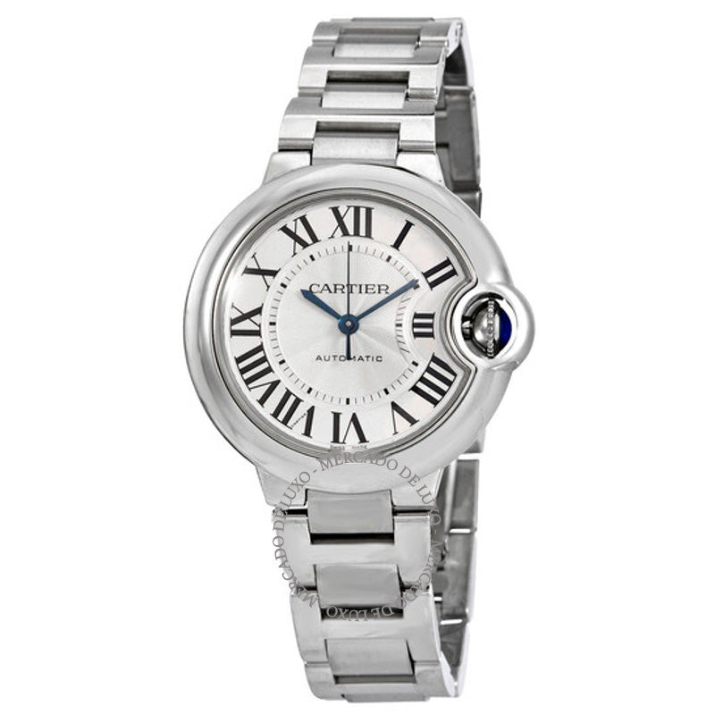 Relógio Ballon Bleu Automático Mostrador Prateado 33 mm - Mercado de Luxo - O Maior E-Commerce de Bens, Produtos e Serviços de Luxo do Brasil.