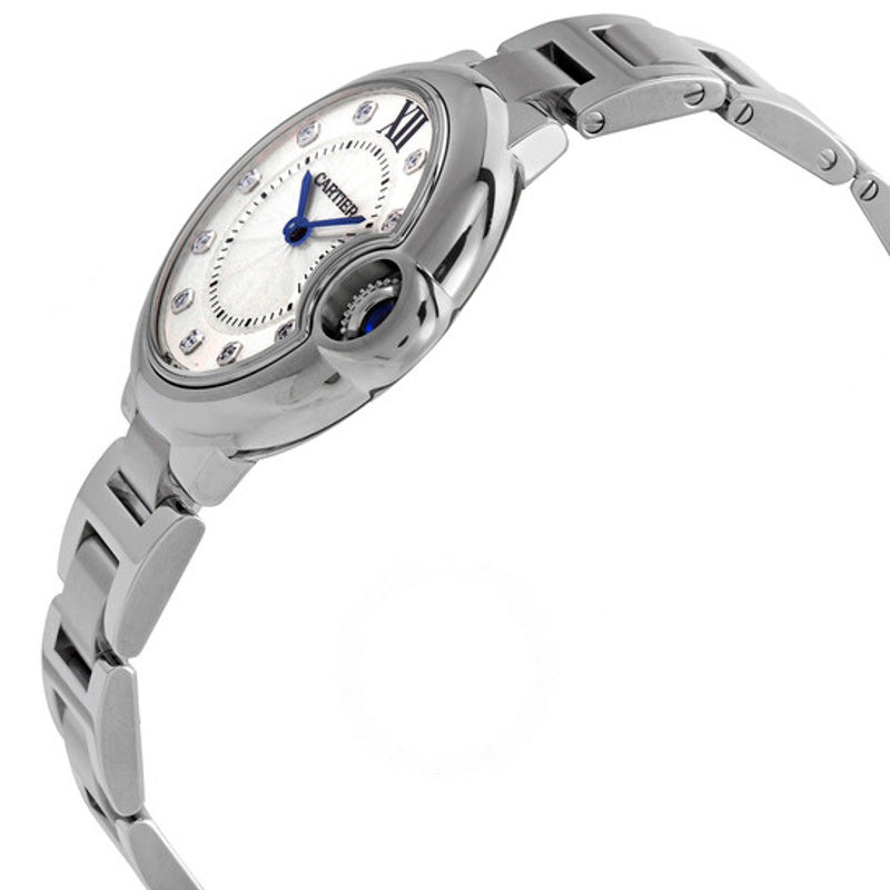 Relógio Ballon Bleu Quartzo Diamante Mostrador Prata 33 mm - Mercado de Luxo - O Maior E-Commerce de Bens, Produtos e Serviços de Luxo do Brasil.