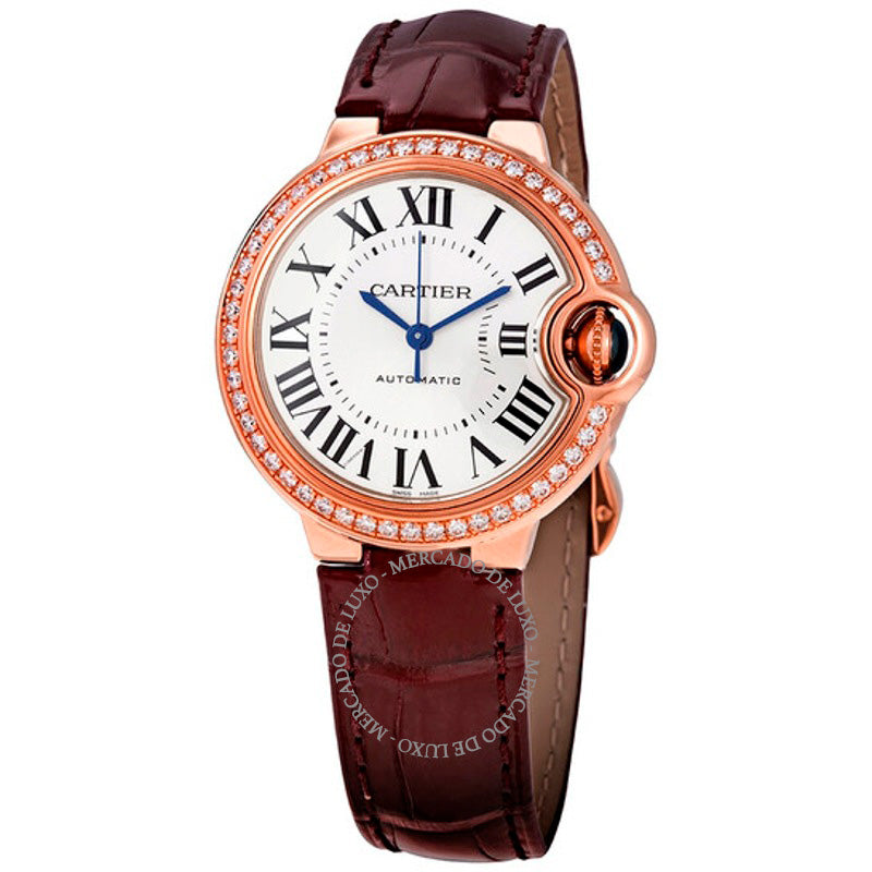 Relógio Ballon Bleu Automático Ouro Rosa 18k Diamante 33 mm - Mercado de Luxo - O Maior E-Commerce de Bens, Produtos e Serviços de Luxo do Brasil.