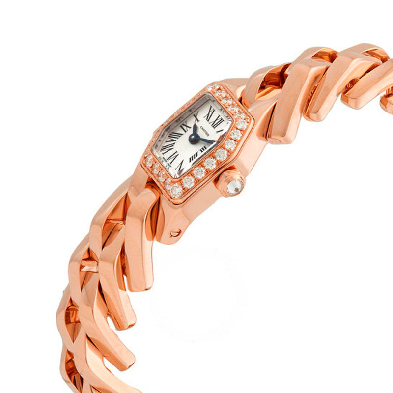 Relógio Maillon de Cartier Quartzo Diamante Mostrador Prateado 17 mm - Mercado de Luxo - O Maior E-Commerce de Bens, Produtos e Serviços de Luxo do Brasil.
