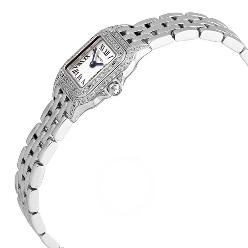 Relógio Panthere Mini Modelo Quartzo Diamante Mostrador Branco 21 mm - Mercado de Luxo - O Maior E-Commerce de Bens, Produtos e Serviços de Luxo do Brasil.