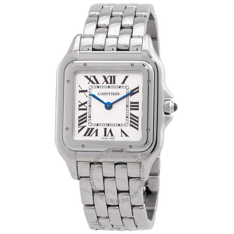 Relógio Mostrador Panthère De Cartier Quartzo Prateado 31 mm - Mercado de Luxo - O Maior E-Commerce de Bens, Produtos e Serviços de Luxo do Brasil.