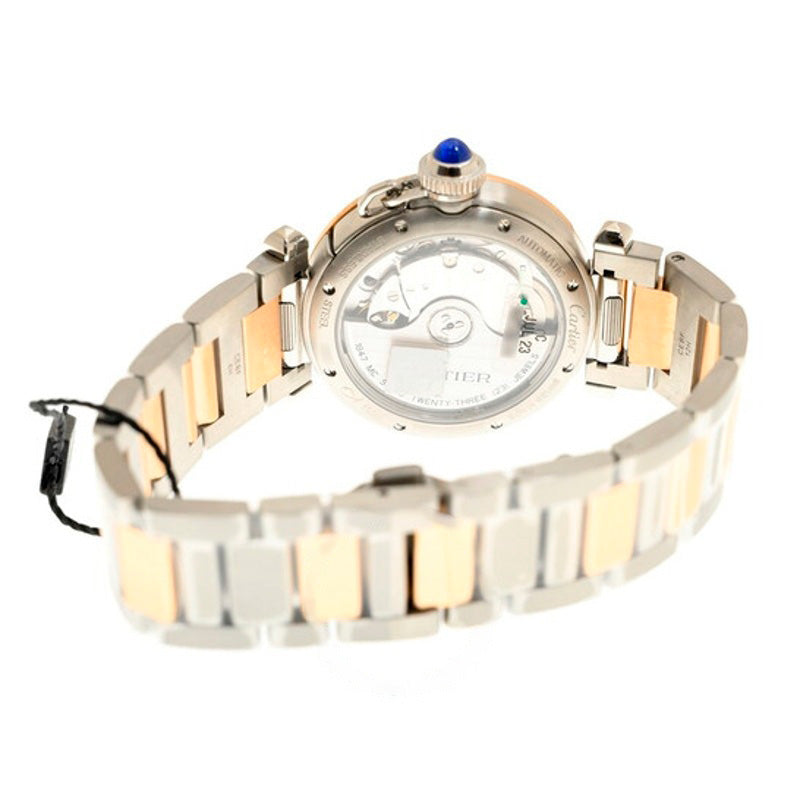 Relógio Pasha De Cartier Automático Mostrador Prateado 35 mm - Mercado de Luxo - O Maior E-Commerce de Bens, Produtos e Serviços de Luxo do Brasil.