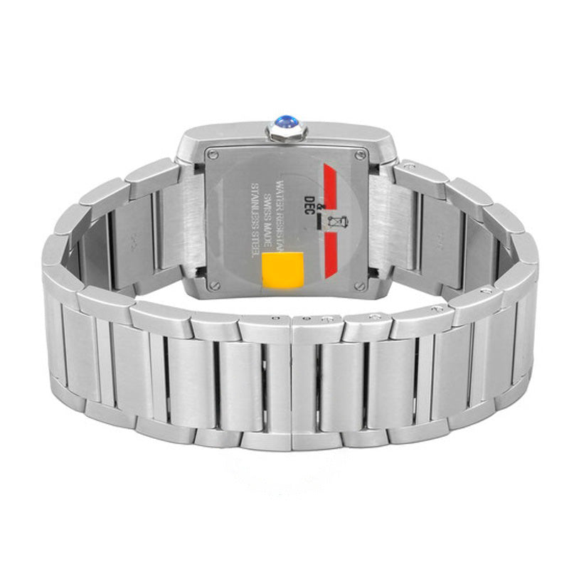 Relógio Tank Française Modelo Médio Quartzo Mostrador Prata 27 mm - Mercado de Luxo - O Maior E-Commerce de Bens, Produtos e Serviços de Luxo do Brasil.