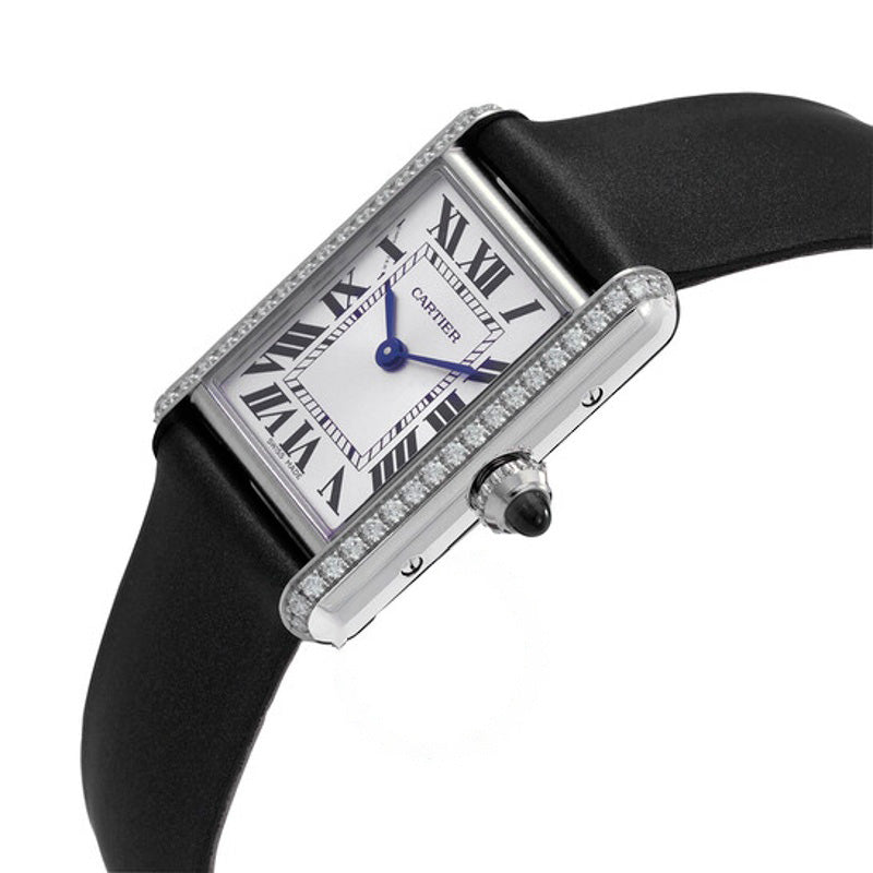 Relógio Tanque Quartzo Diamante Mostrador Prata 22 mm - Mercado de Luxo - O Maior E-Commerce de Bens, Produtos e Serviços de Luxo do Brasil.