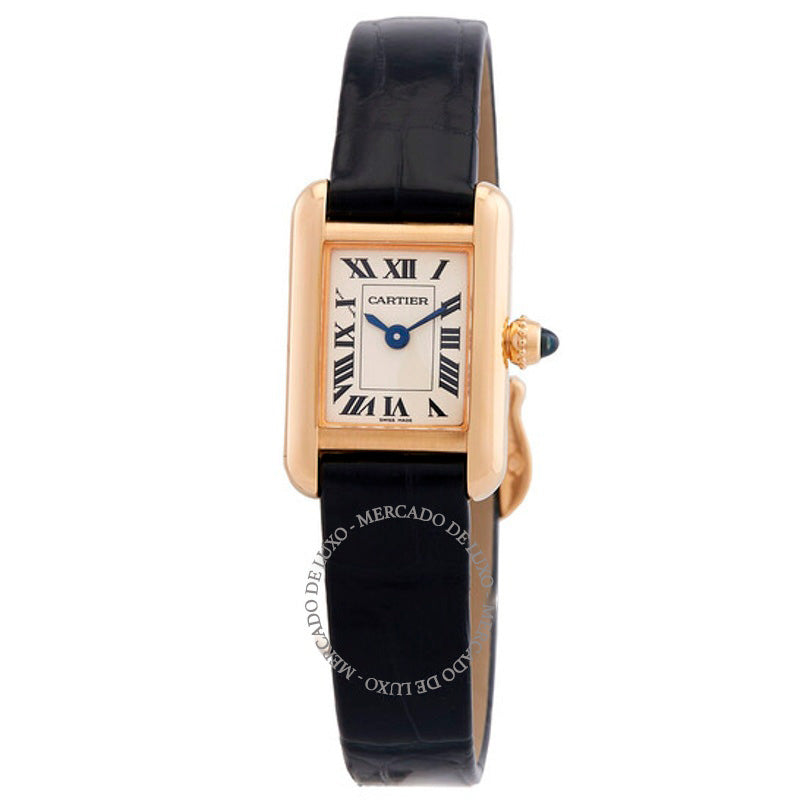 Relógio Tank Louis Mini Modelo Mostrador Branco 16 mm - Mercado de Luxo - O Maior E-Commerce de Bens, Produtos e Serviços de Luxo do Brasil.